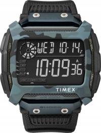 Мужские военные часы Timex Command Shock Black вибрационная сигнализация