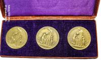 Zestaw 3 Medali: Hiperinflacja w Niemczech 1923, 