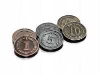 ZESTAW 3 UNIWERSALNYCH METALOWYCH MONET LARP RPG