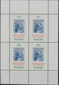 Australia - Blok 4 **, 1978 r. / ptaki