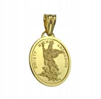 Złoty Medalik ŚWIĘTY MICHAŁ ARCHANIOŁ