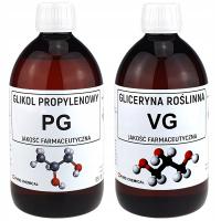 ZESTAW GLICERYNA I GLIKOL PG + VG 1L 1,2kg