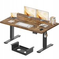 Biurko Elektryczne Regulowane 140x70cm: Blat 18mm z portami USB