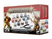 Warhammer Age of Sigmar Paints Tools Zestaw farbek