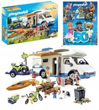 PLAYMOBIL KAMPER RODZINNE AUTO KEMPINGOWE PRZYCZEPA WYCIECZKA KAMPEREM 9318