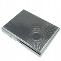 Papierośnica metalowa na papierosy promienie opakowanie etui na papierosy