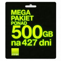 INTERNET ORANGE FREE MOBILNY NA KARTĘ STARTER ZA DARMO 500GB ROK i2MC 4G 5G