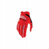 Rękawiczki rowerowe 100% czerwony