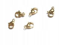 Karabińczyk stal nierdzewna REAL GOLD 9 mm/5 szt.