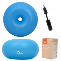 PIŁKA GIMNASTYCZNA DONUT TRENER RÓWNOWAGI Z POMPKĄ MAJESTIC SPORT