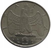 [D00951] Włochy 1 lira 1940