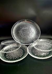 Zestaw talerzy deserowych 1+6 Ultima Thule Tapio Wirkkala Iittala l. 60