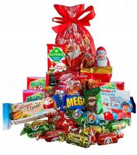 P62 Świąteczna Paczka Słodyczy dla Dzieci Mikołaj