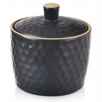Cukierniczka ceramiczna czarna TEA TIME 320 ml