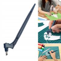 NÓŻ RZEMIEŚLNICZY ZE STALI NIERDZEWNEJ 360° DO PRECYZYJNEGO CIĘCIA PAPIERU