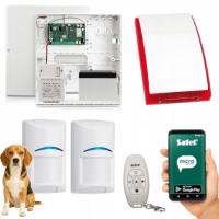 ALARM BEZPRZEWODOWY SATEL MICRA GSM 2 CZUJKI BOSCH PILOT SYRENA APLIKACJA