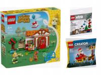 KLOCKI LEGO Animal Crossing 77049 Odwiedziny Isabelle + DWA ŚWIĄTECZNE ZE