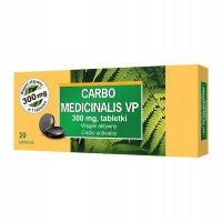 Carbo medicinalis VP 0,3 g, 20 tabletek