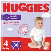 HUGGIES памперсы брюки 4 (9-14 кг) 36 шт