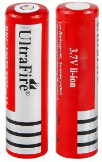 2× аккумуляторная батарея 3.7 v 18650 литий-ионный аккумулятор мощный 6800MAH 2шт