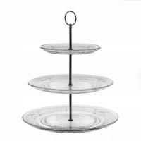 Patera Renaissance 3 poziomowa szklana