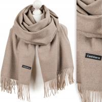 ТОЛСТЫЙ МОДНЫЙ ШАРФ КРАСИВЫЙ ТЕПЛЫЙ ШАРФ ЭЛЕГАНТНЫЙ БЕЖЕВЫЙ МОККА