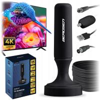 Внутренняя антенна 360 градусов для наземного ТВ DVB-T2 ULTRA HD 4K LTE фильтр