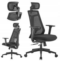 Офисный стул эргономичный классический черный регулировки соответствует стандартам безопасности и безопасности