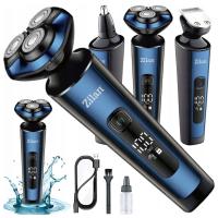 Golarka Zilan akumulatorowa 3w1 z trymerem do nosa, wodoodporna