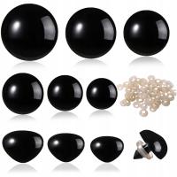 Глазки для талисманов большие носы для игрушек безопасные 12-30 мм 360 Эл.