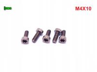 M4X10 ŚRUBA TYTANOWA Z ŁBEM WALCOWYM OBNIŻONYM TORX ISO14580 ŚRUBY TYTANOWE