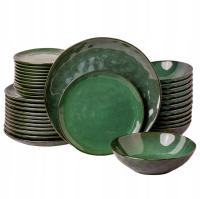 ОБЕДЕННОЕ ОБСЛУЖИВАНИЕ НА 12 ЧЕЛОВЕК СОВРЕМЕННЫЙ ДЛЯ ПОСУДОМОЕЧНОЙ МАШИНЫ НАБОР ТАРЕЛОК ЗЕЛЕНЫЙ