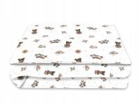 Pościel dziecięca 2 częściowa 120x90 Misie brąz Miminu