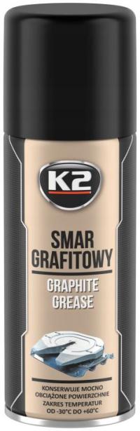K2 PRO графитовая смазка для винтов с резьбой спрей 400 мл