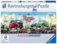 Puzzle 1000 elementów Volkswagen Vintage Panorama /Ravensburger