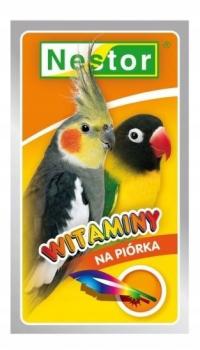 Витамины Нестор на перья для средних попугаев нимфы