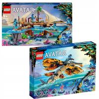 LEGO Avatar 75578 Dom na rafie Metkayina 75576 Przygoda ze skimwingiem