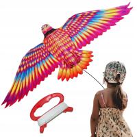 Мега большой 132 см красочный воздушный змей птица орел