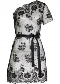 ASYMETRYCZNA SUKIENKA KORONKOWA__52