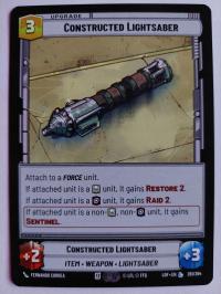 Constructed Lightsaber 261/264 STAR WARS UNLIMITED