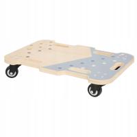 Deskorolka terapeutyczna drewniana deska na kółkach Adventure Small Foot