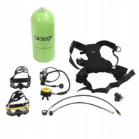 Комплект для подводного плавания с аквалангом 4 л, кислородный баллон для подводного плавания с аквалангом