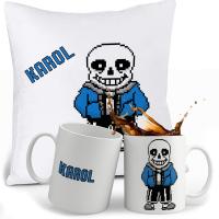 НАБОР UNDERTALE КРУЖКА ПОДУШКА ИМЯ