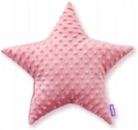 Poduszka Dekoracyjna Gwiazdka MINKY OLD ROSE JUKKI
