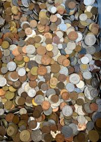 Мир, набор циркуляционных монет 1 кг, на вес