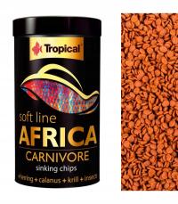 Tropical Soft Line Africa Carnivore M - Tonące chipsy dla mięsożernych i ws