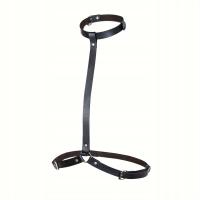 HARNESS UPRZĄŻ BDSM Z OBROŻĄ SEKSOWNA PERWERSYJNA