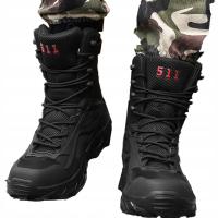 Тактические ботинки военные кожаные водонепроницаемые высокие 39-48