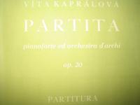 Kapralova PARTITA NA PIANO I ORKIESTRĘ SMYCZKOWA