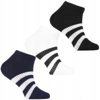 3x STOPKI skarpetki chłopięce bawełniane 3-Pak bawełna Moraj 27-30
